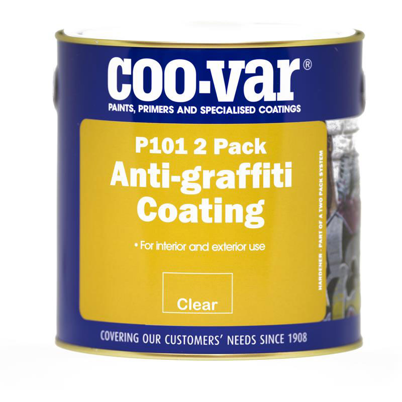COOVAR P101 2 PACK ANTI-GRAFFITI CLEAR 1LT BASE IN 1LT / ACTIVATOR IN 500ml