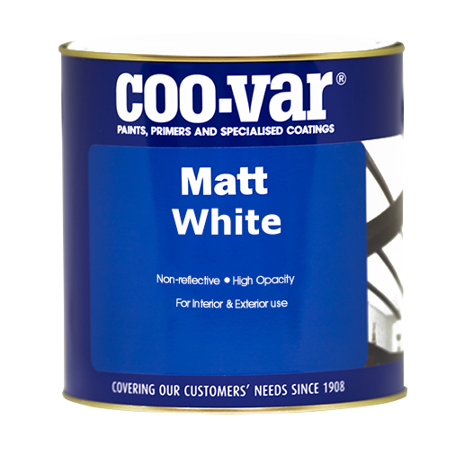 COO-VAR MATT WHITE 500ML