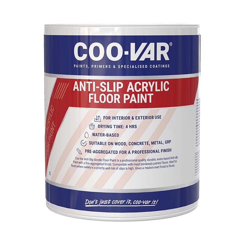 ANTI-SLIP ACRYLIC FLOORPAINT GREY 2.5L