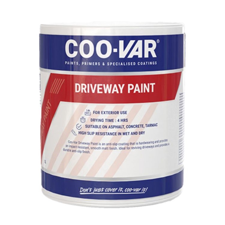 COO-VAR DRIVEWAY PAINT  ANTHRACITE 5 LITRE