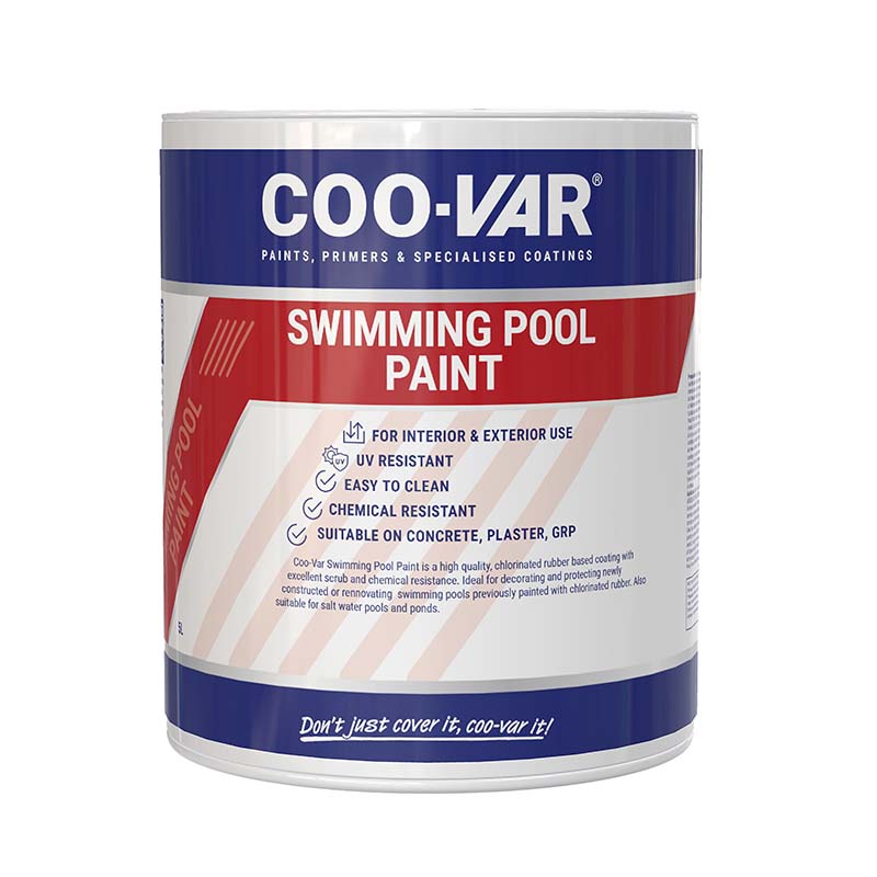 COO-VAR SWIMMING POOL PAINT WHITE 5L