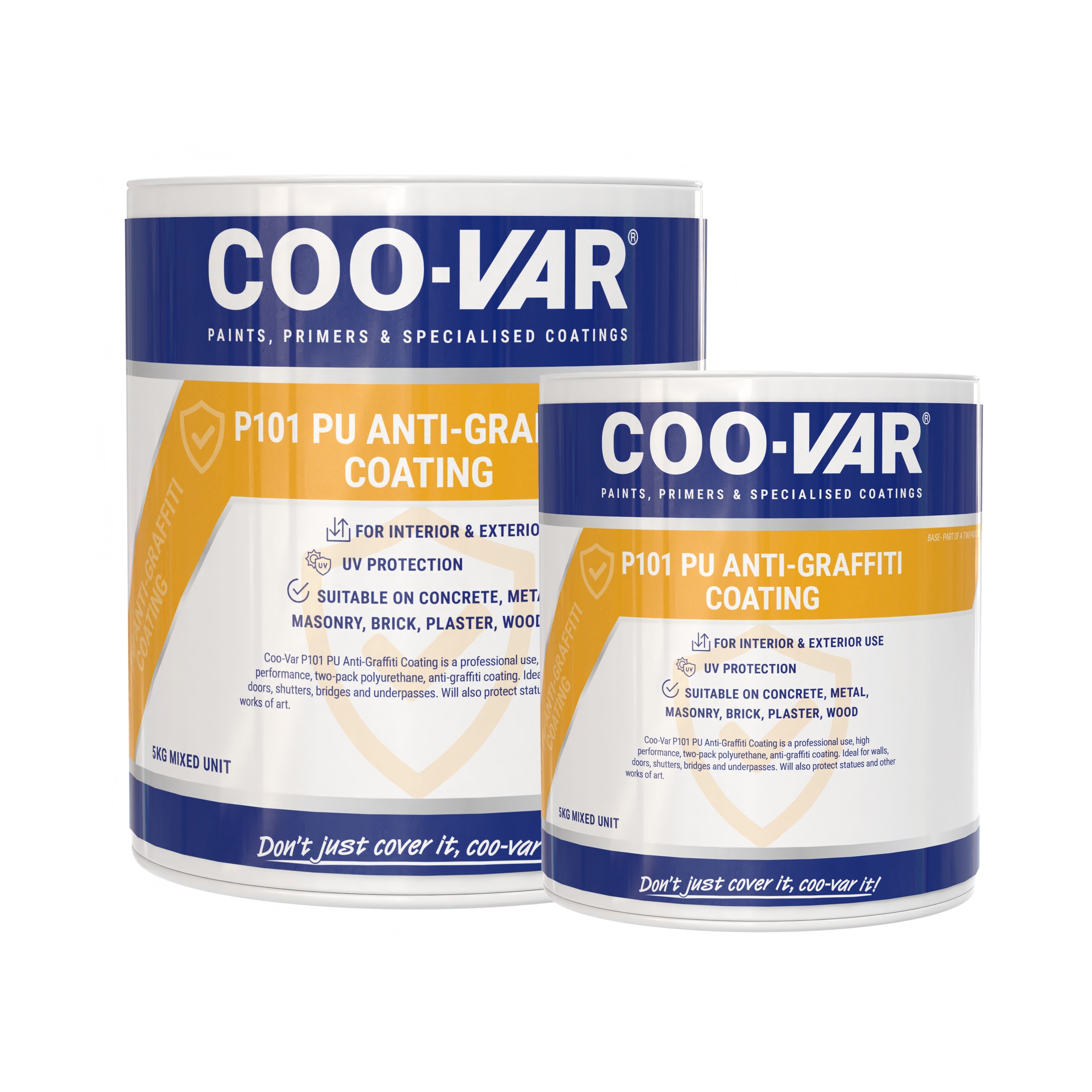 COOVAR P101 2 PACK ANTI-GRAFFITI CLEAR 1LT BASE IN 1LT / ACTIVATOR IN 500ml