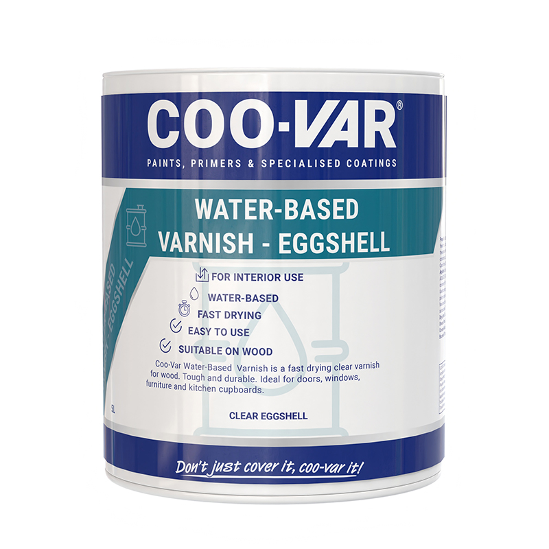 WATER BASED VARNISH EGGSHELL  500ml