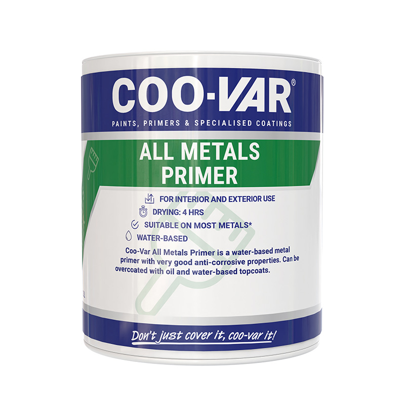 WATER BASED ALL METALS PRIMER RED 1 LT