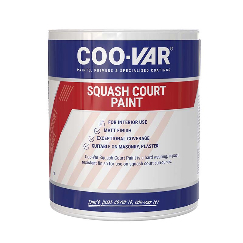 SQUASH COURT PAINT WHITE 5 LITRE