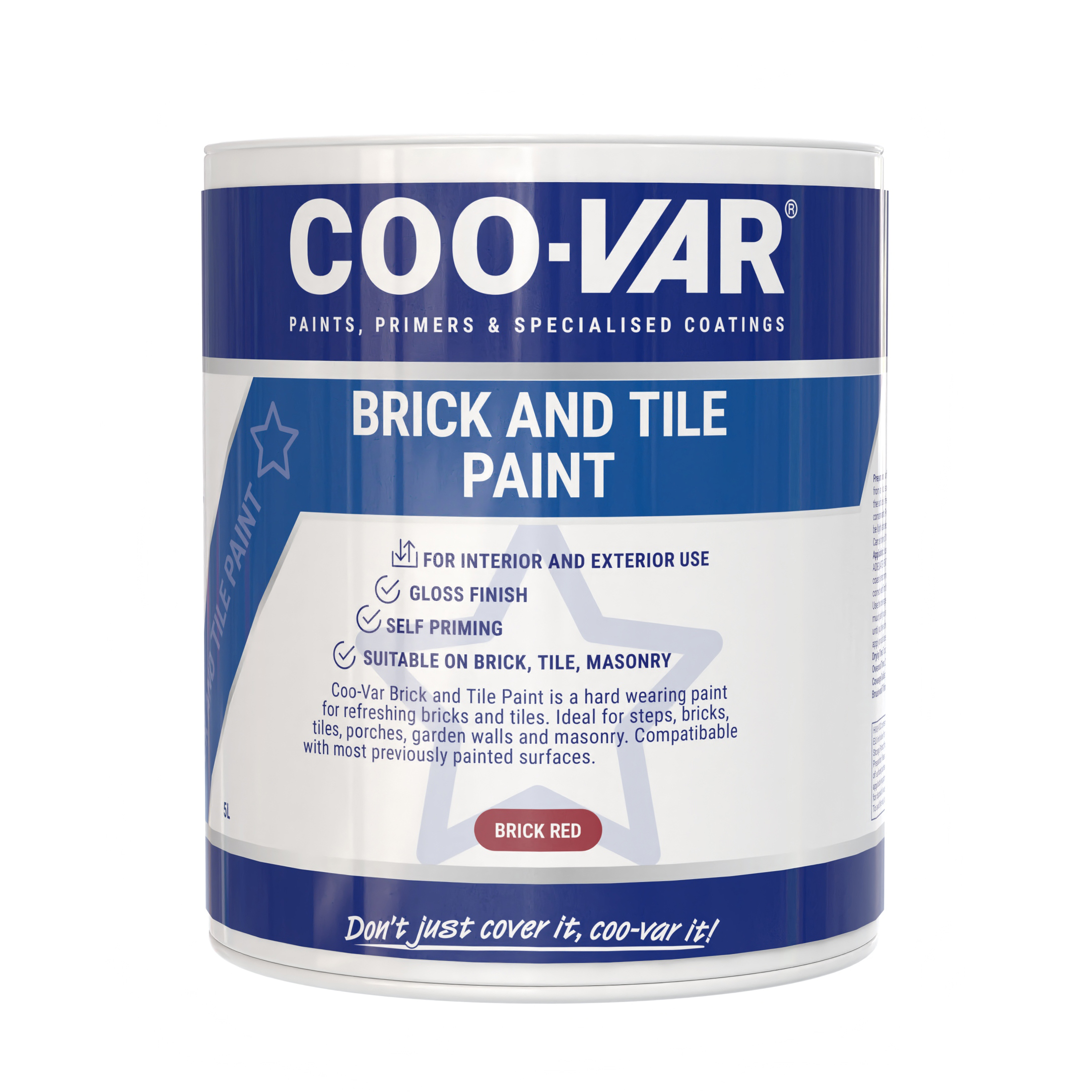 BRICK and TILE PAINT GLOSS RED 1 LITRE               *******CHECK LABELS*********