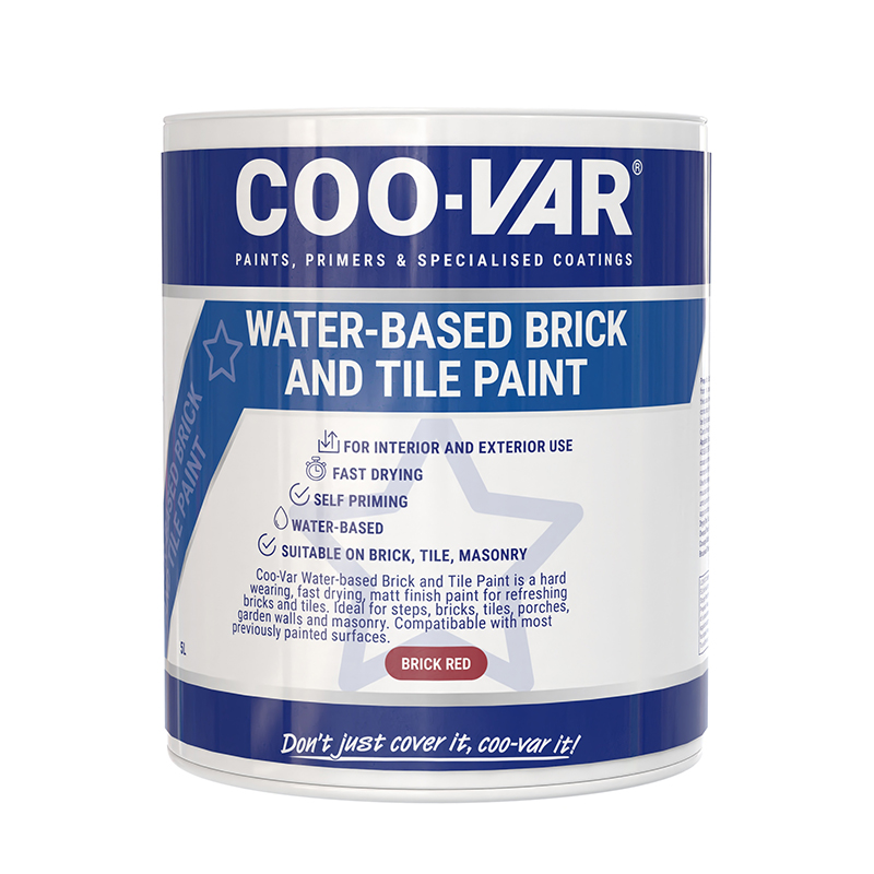 WATER BASED BRICK and TILE MATT RED 1LITRE