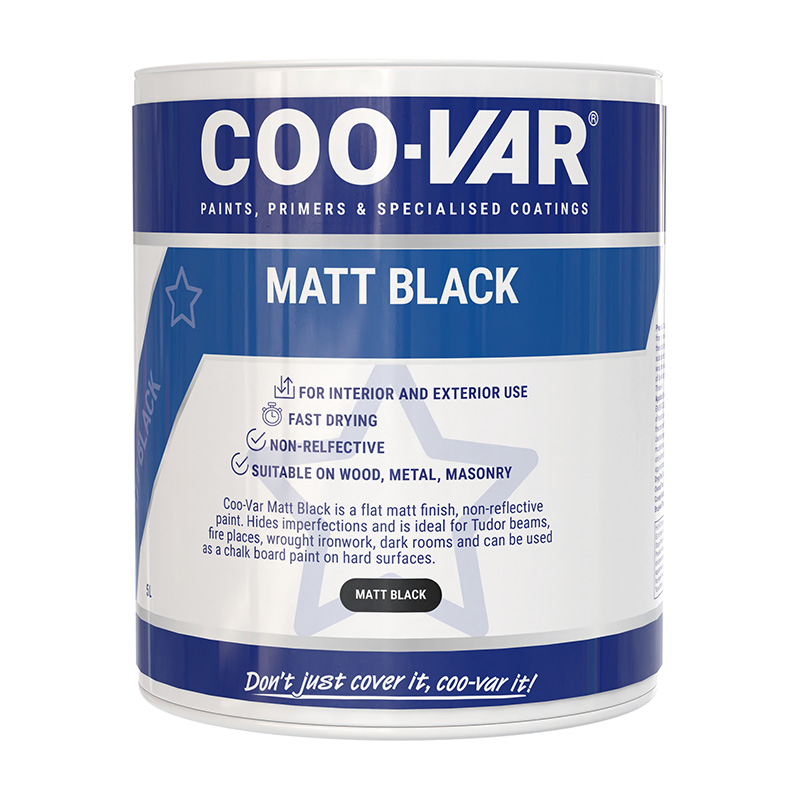 COO-VAR MATT BLACK 500ML