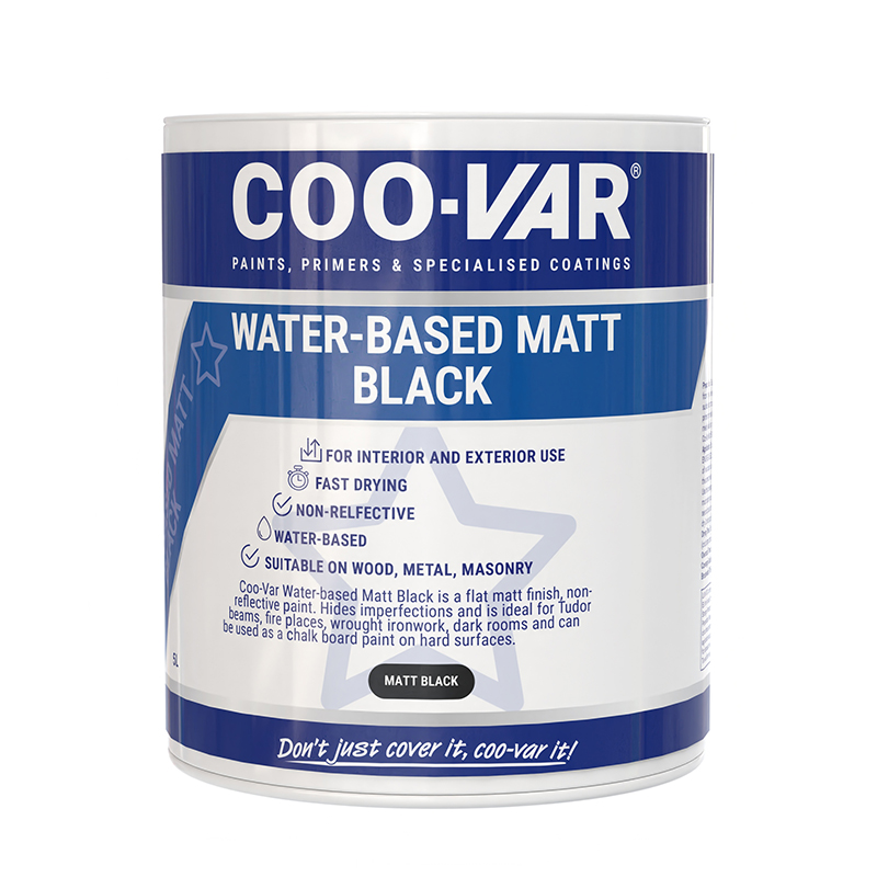 WATER BASED MATT BLACK 500ML