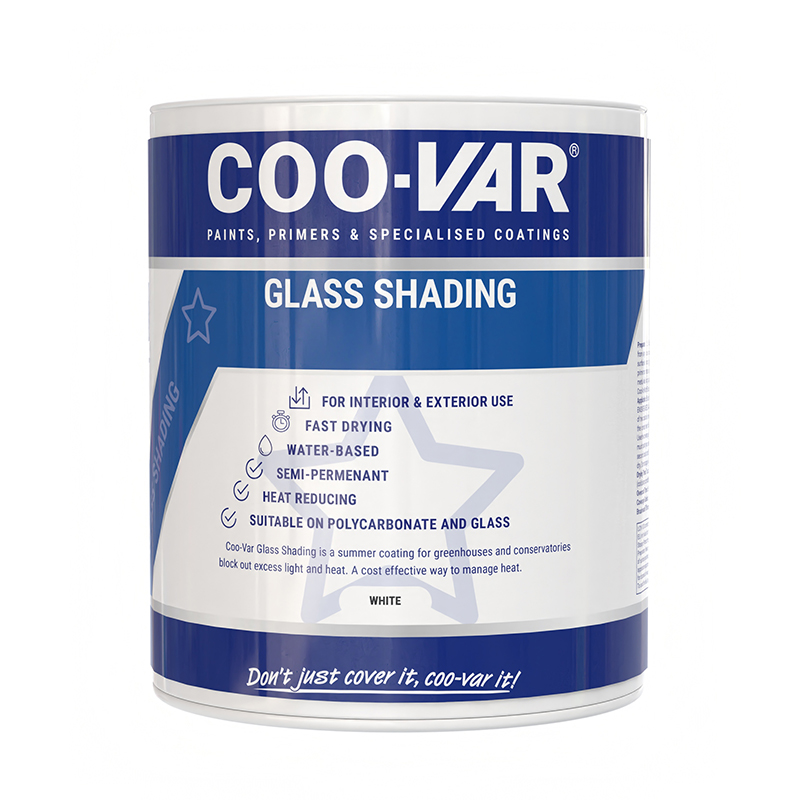 COOVAR GLASS SHADING WHITE 2.5 LITRE