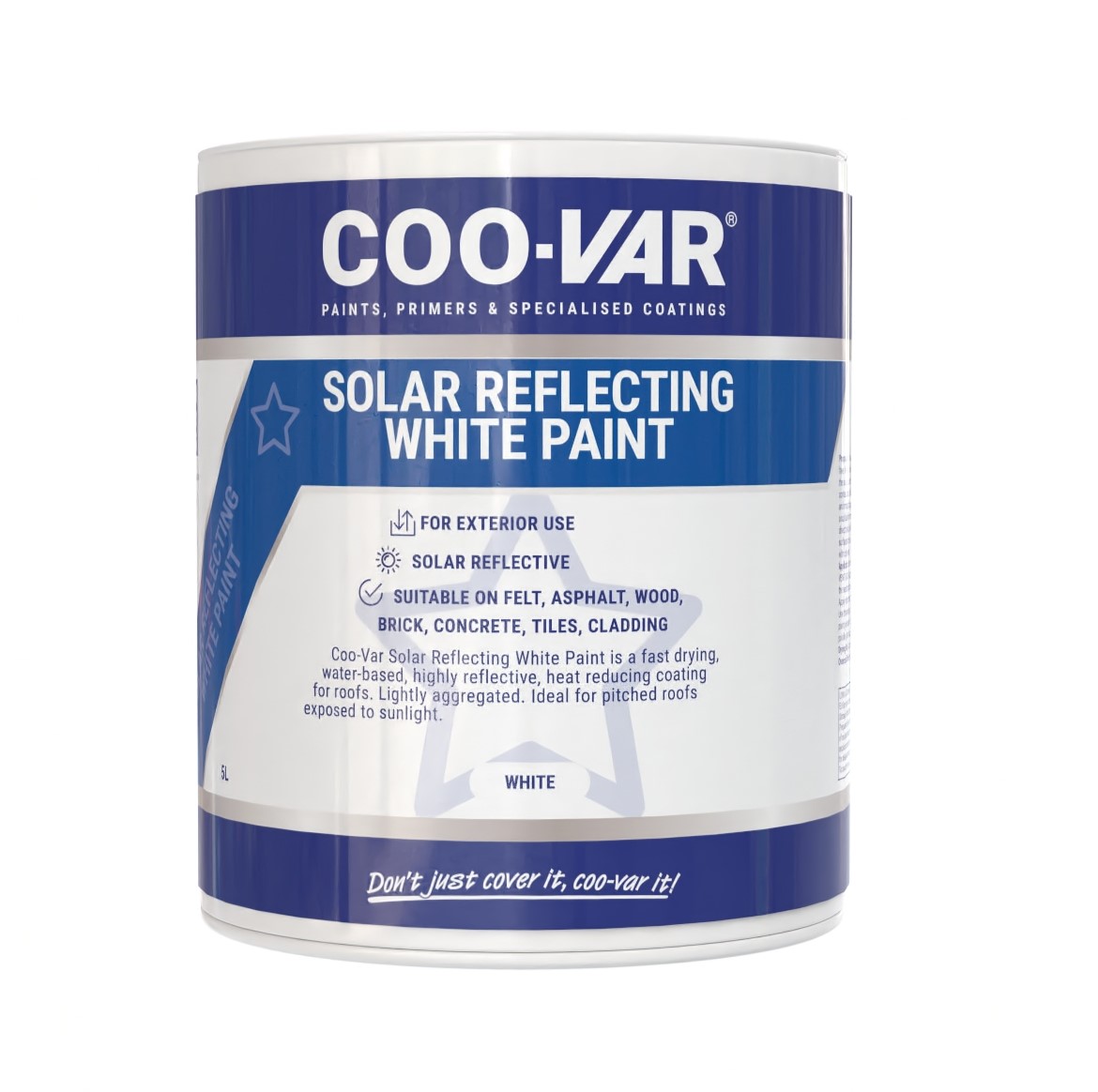 SOLAR REFLECTING PAINT WHITE 5 LITRE