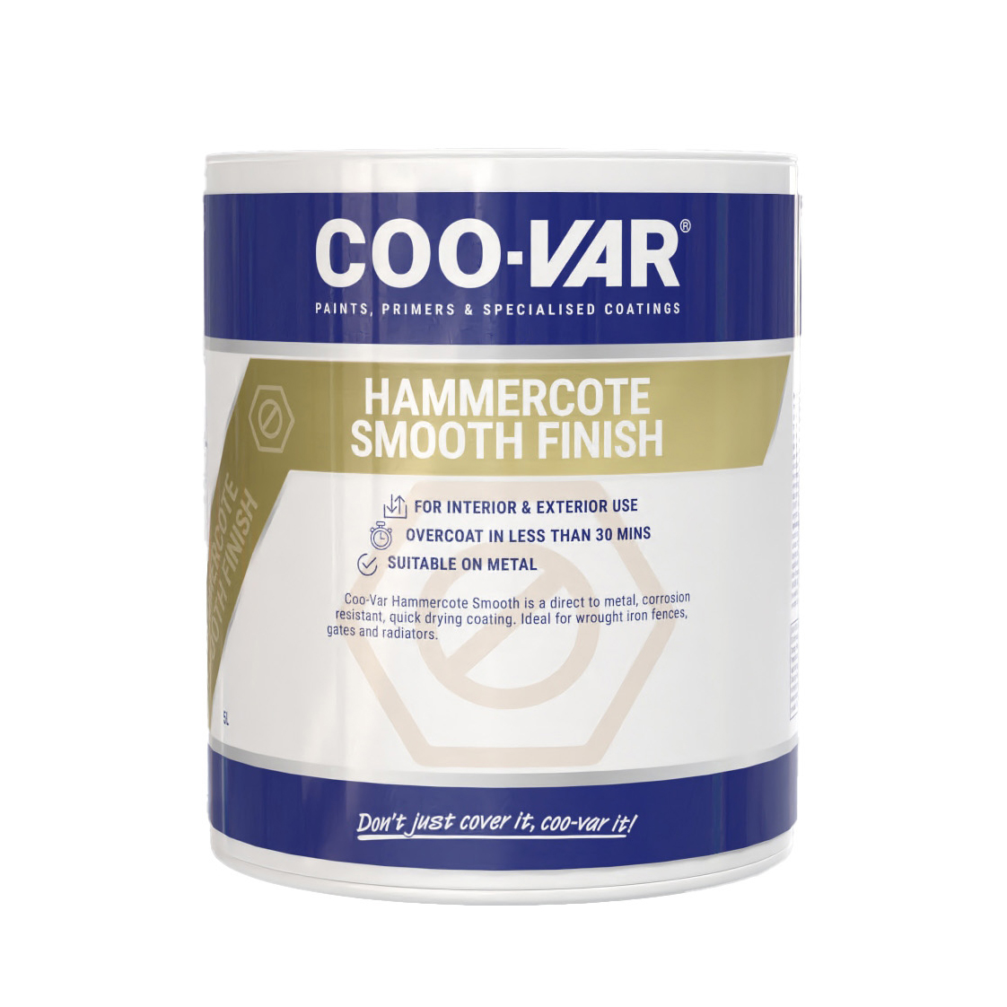 HAMMERCOTE SMOOTH BLUE 500ML TACTILE REQUIRED