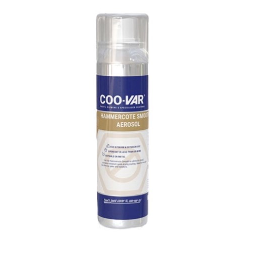 HAMMERCOTE SMOOTH FINI BLACK AEROSOL 400ML TACTILE REQUIRED