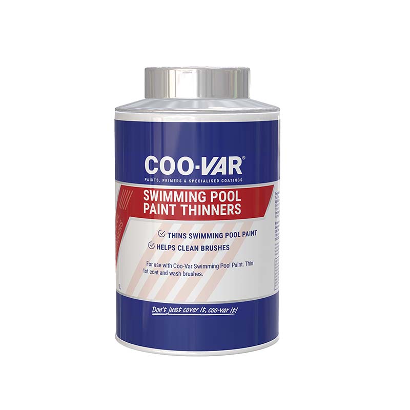 COO-VAR SWIMMING POOL PAINT THINNERS 1L TACTILE REQUIRED